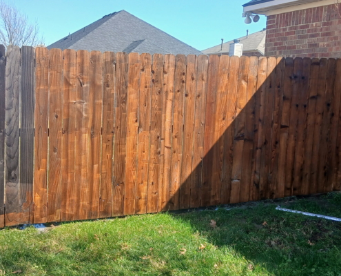 fence washing