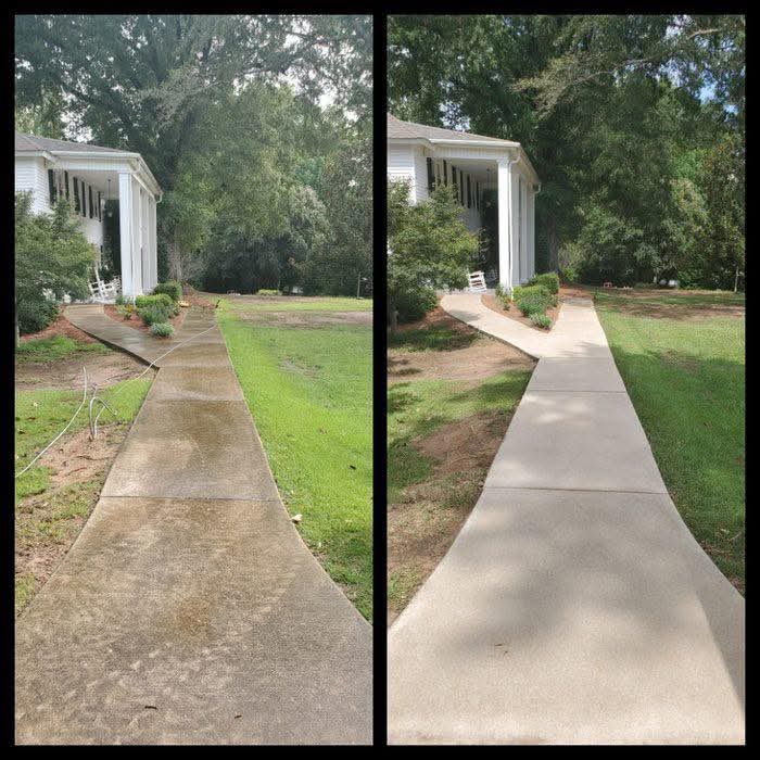 driveway power washing